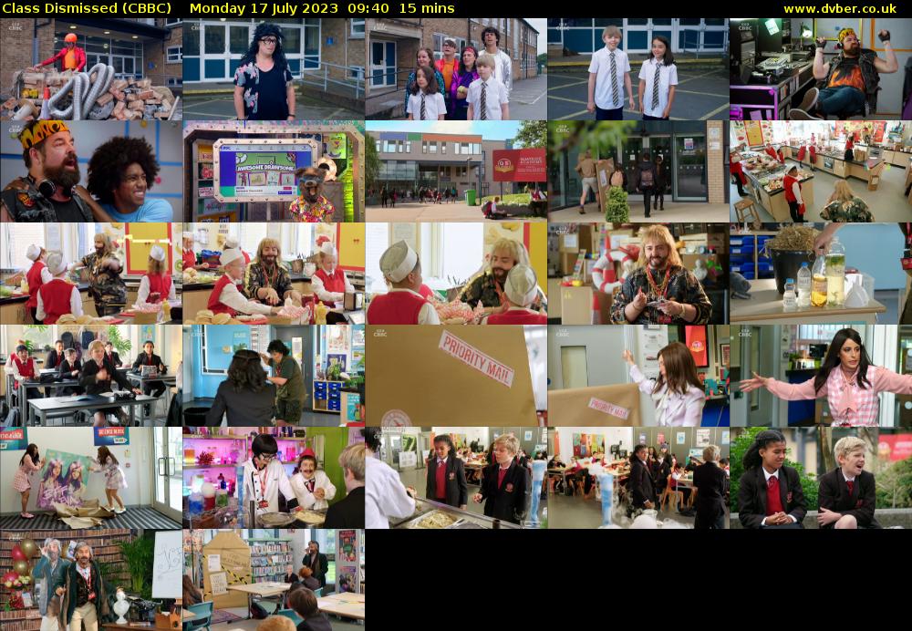 Class Dismissed (CBBC) Monday 17 July 2023 09:40 - 09:55