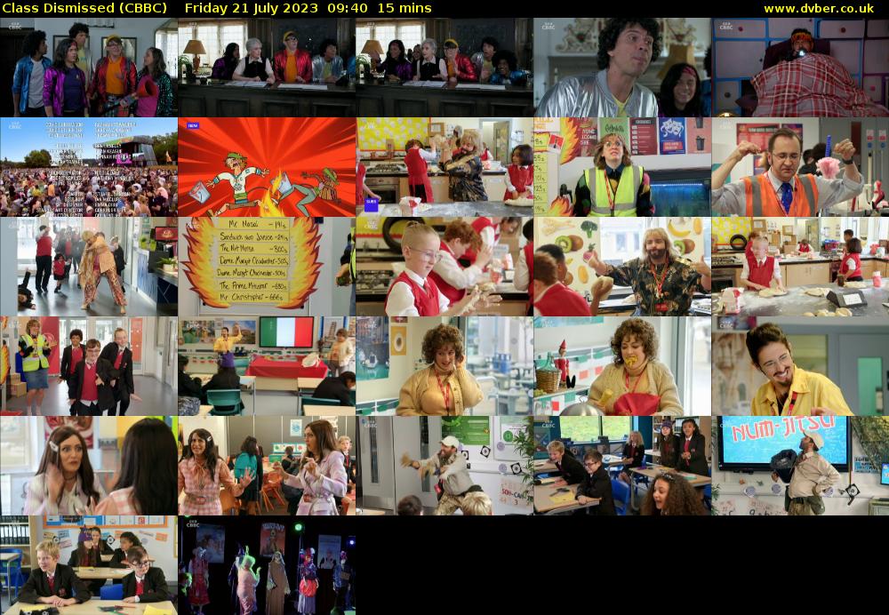 Class Dismissed (CBBC) Friday 21 July 2023 09:40 - 09:55