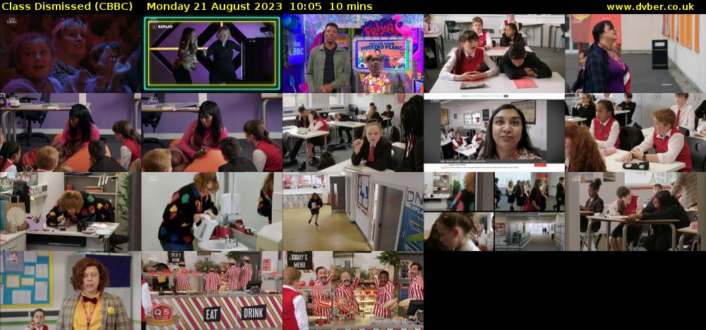 Class Dismissed (CBBC) Monday 21 August 2023 10:05 - 10:15