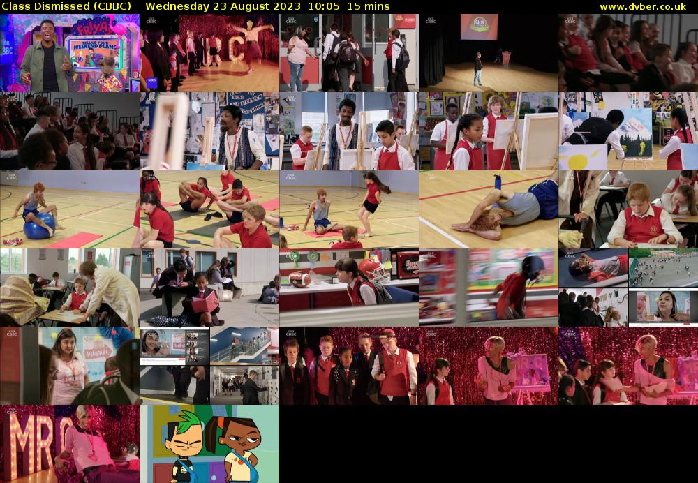 Class Dismissed (CBBC) Wednesday 23 August 2023 10:05 - 10:20