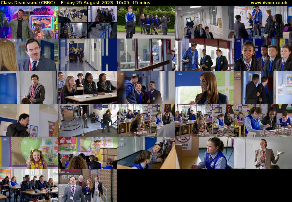 Class Dismissed (CBBC) Friday 25 August 2023 10:05 - 10:20