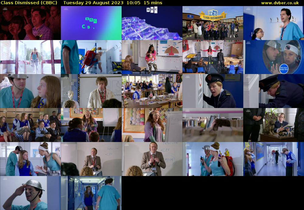 Class Dismissed (CBBC) Tuesday 29 August 2023 10:05 - 10:20