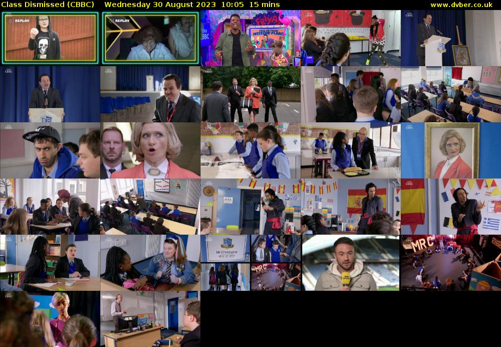 Class Dismissed (CBBC) Wednesday 30 August 2023 10:05 - 10:20