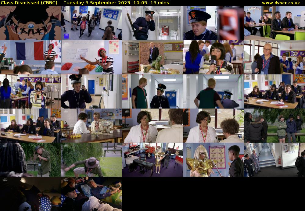 Class Dismissed (CBBC) Tuesday 5 September 2023 10:05 - 10:20