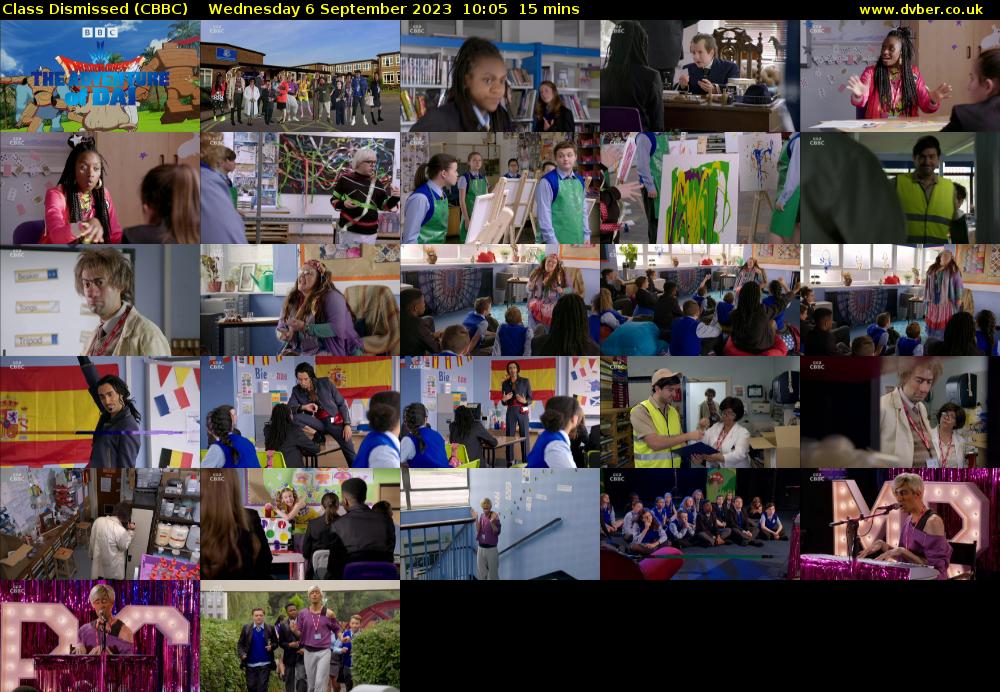 Class Dismissed (CBBC) Wednesday 6 September 2023 10:05 - 10:20