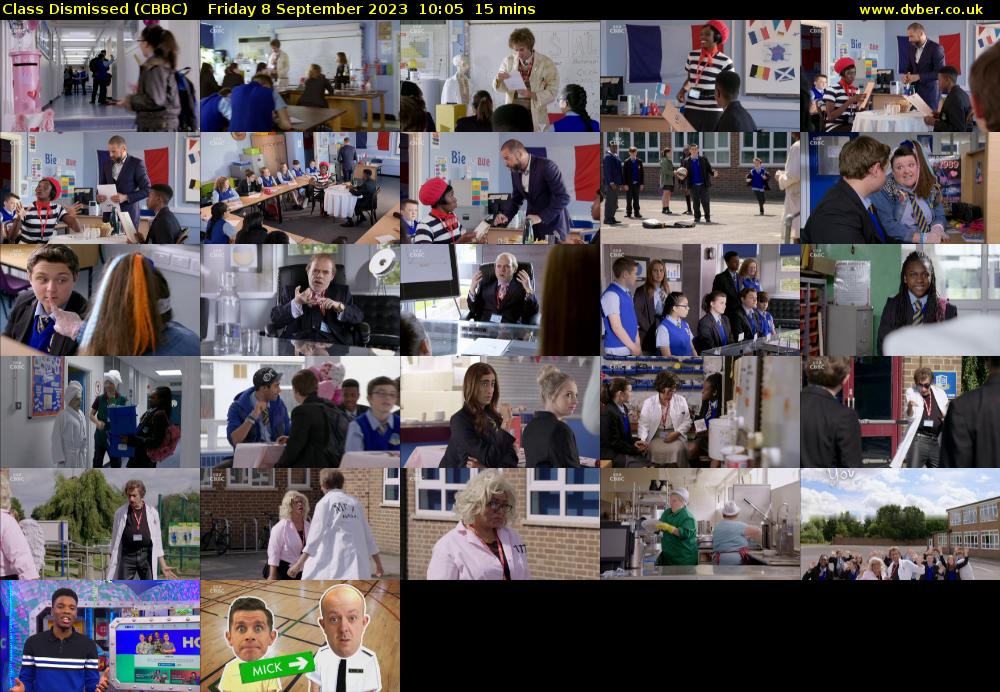 Class Dismissed (CBBC) Friday 8 September 2023 10:05 - 10:20