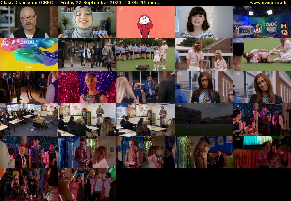 Class Dismissed (CBBC) Friday 22 September 2023 10:05 - 10:20
