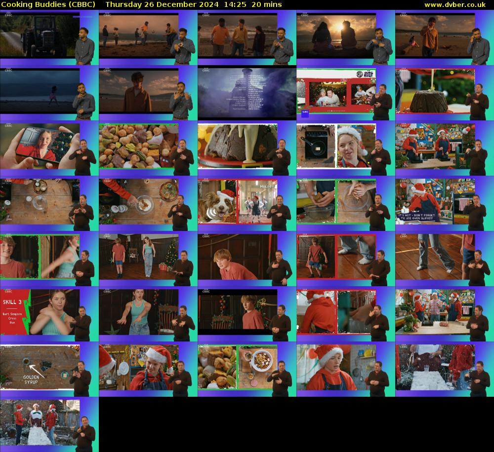Cooking Buddies (CBBC) Thursday 26 December 2024 14:25 - 14:45