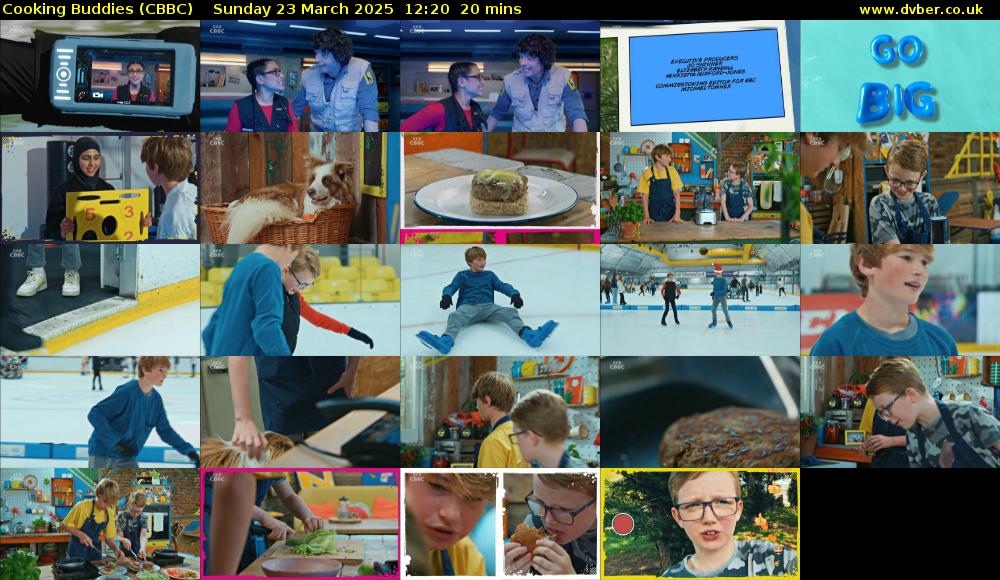 Cooking Buddies (CBBC) Sunday 23 March 2025 12:20 - 12:40