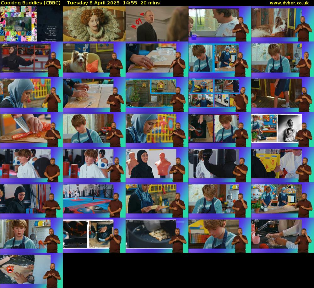 Cooking Buddies (CBBC) Tuesday 8 April 2025 14:55 - 15:15