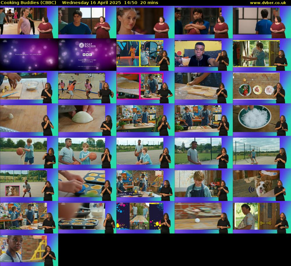 Cooking Buddies (CBBC) Wednesday 16 April 2025 14:50 - 15:10