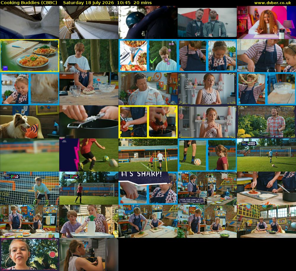 Cooking Buddies (CBBC) Saturday 18 July 2026 10:45 - 11:05