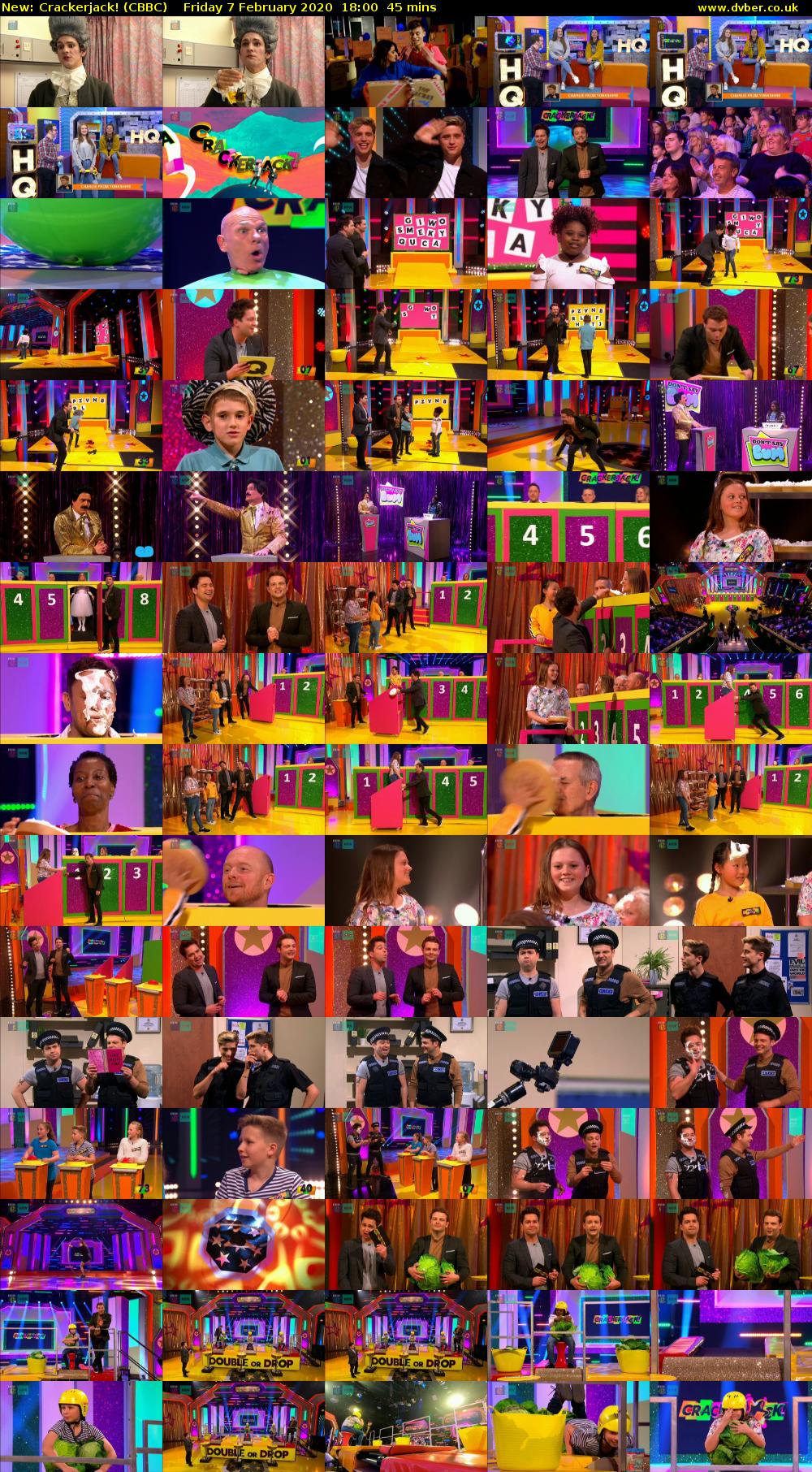 Crackerjack! (CBBC) Friday 7 February 2020 18:00 - 18:45