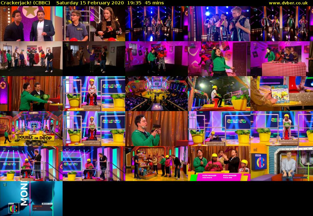 Crackerjack! (CBBC) Saturday 15 February 2020 19:35 - 20:20