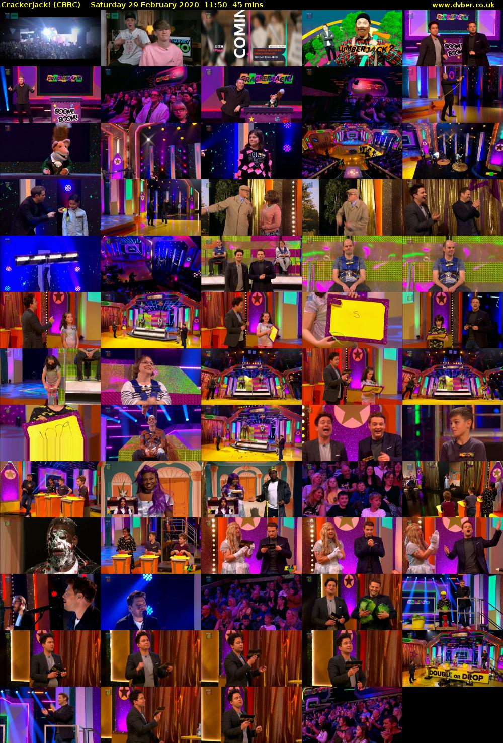 Crackerjack! (CBBC) Saturday 29 February 2020 11:50 - 12:35