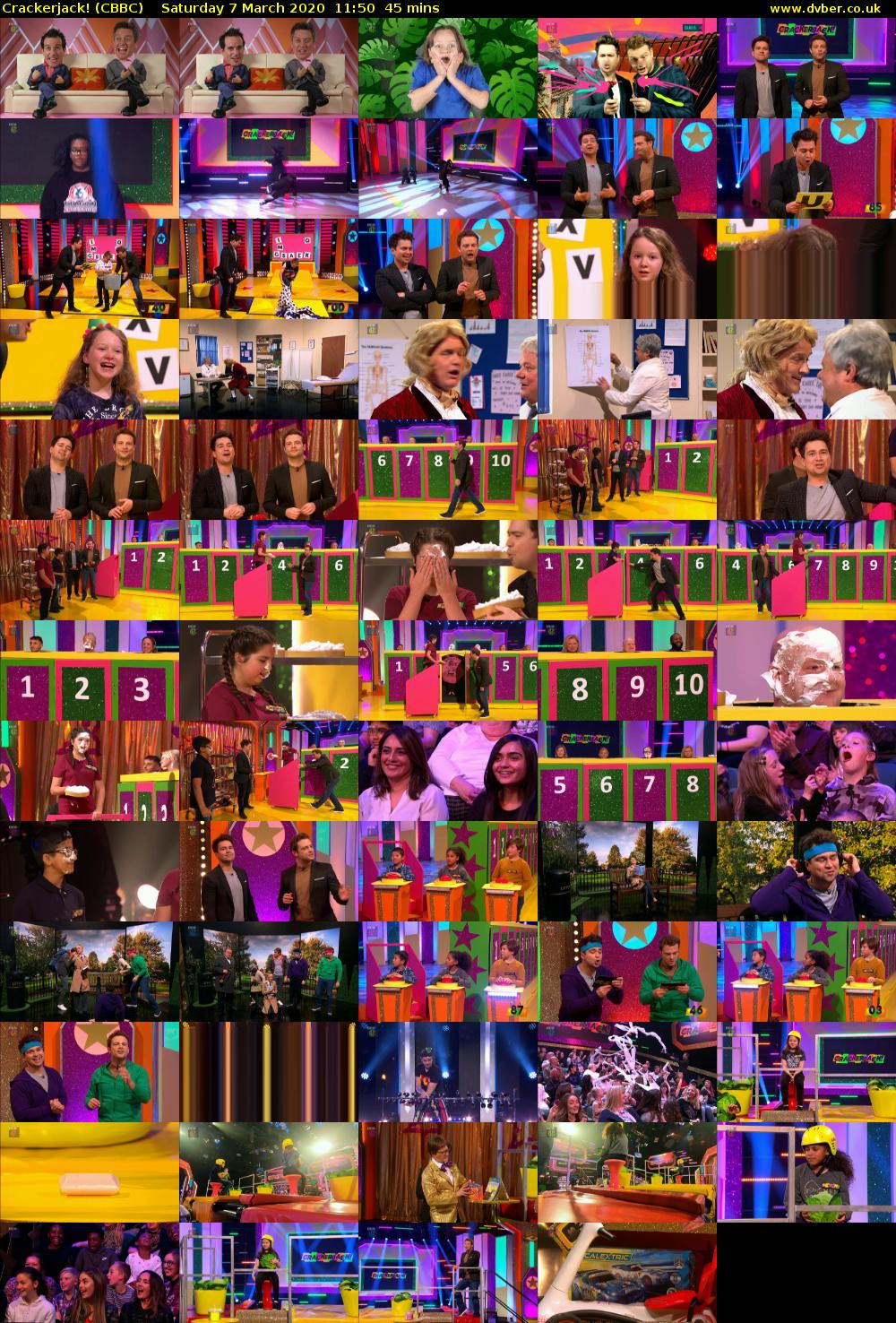Crackerjack! (CBBC) Saturday 7 March 2020 11:50 - 12:35