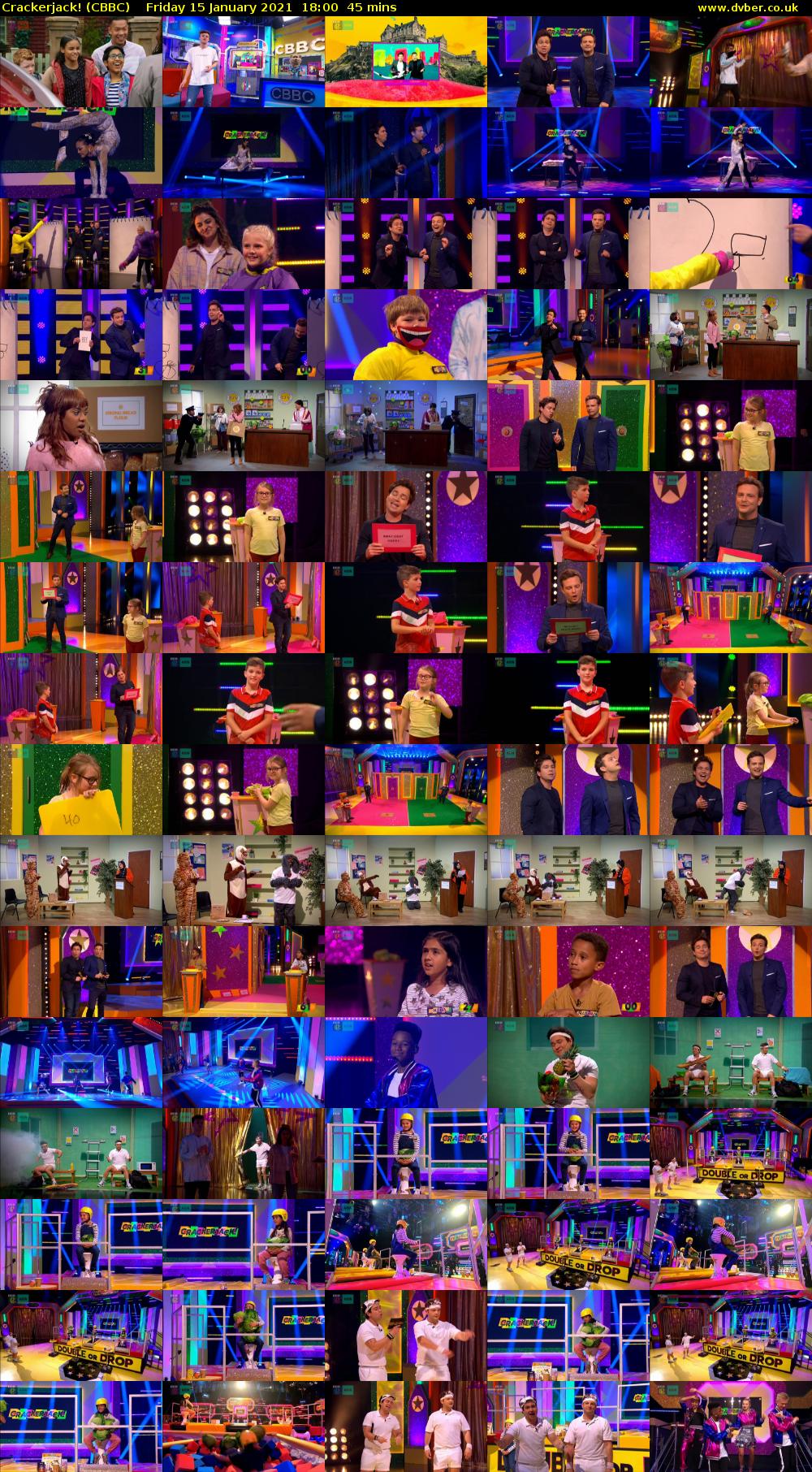 Crackerjack! (CBBC) Friday 15 January 2021 18:00 - 18:45