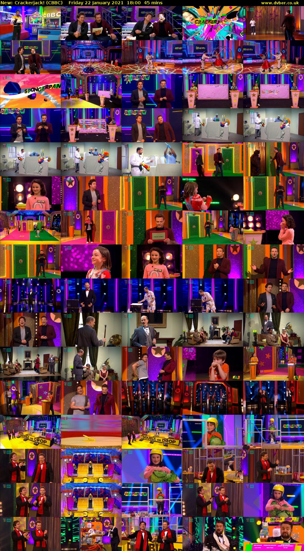 Crackerjack! (CBBC) Friday 22 January 2021 18:00 - 18:45