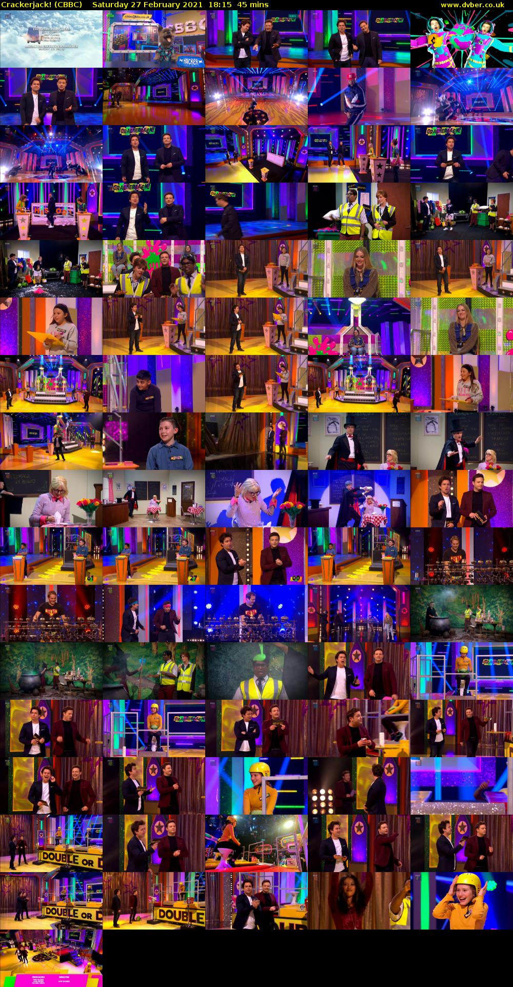 Crackerjack! (CBBC) Saturday 27 February 2021 18:15 - 19:00