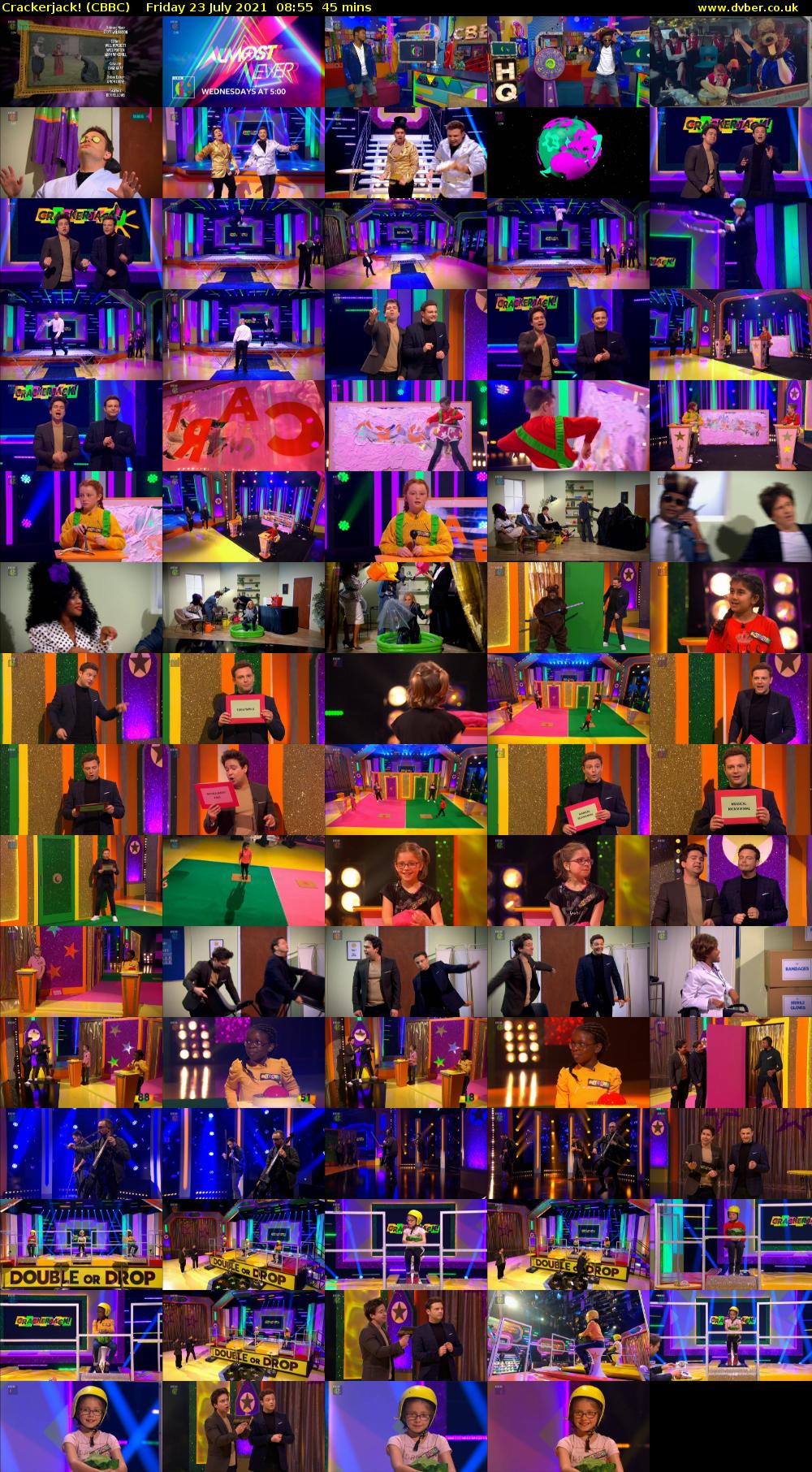 Crackerjack! (CBBC) Friday 23 July 2021 08:55 - 09:40