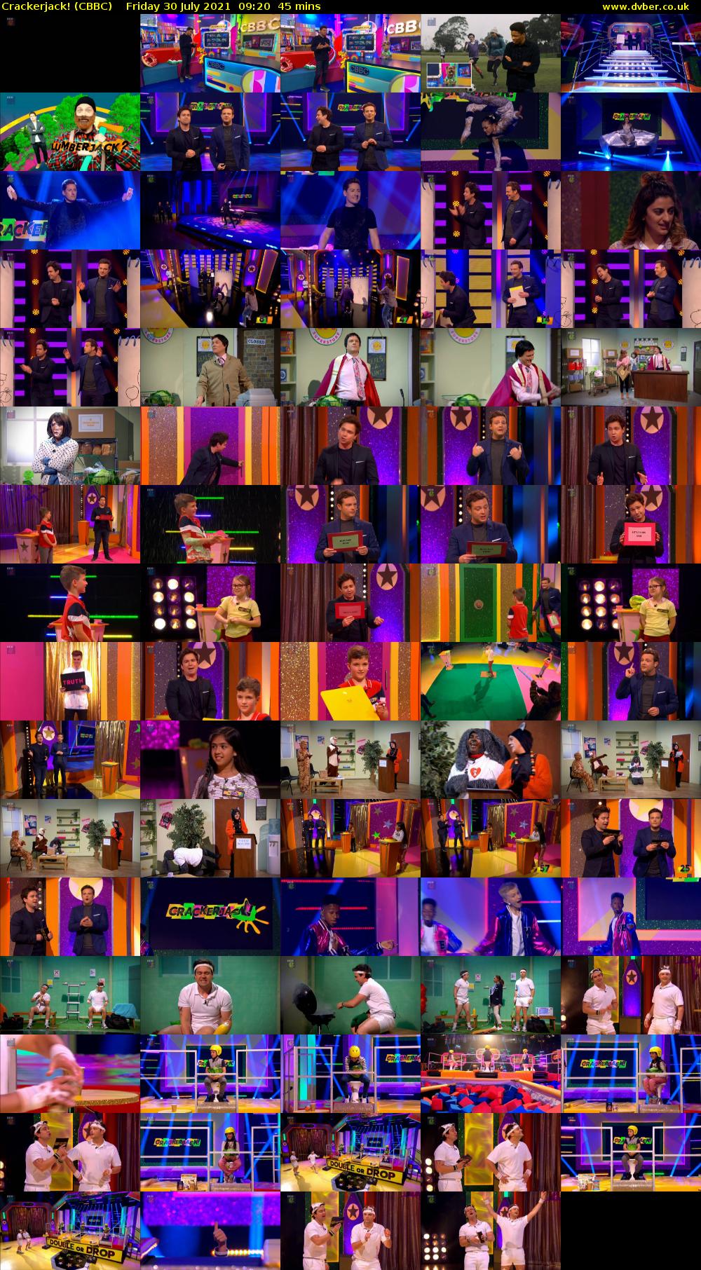 Crackerjack! (CBBC) Friday 30 July 2021 09:20 - 10:05