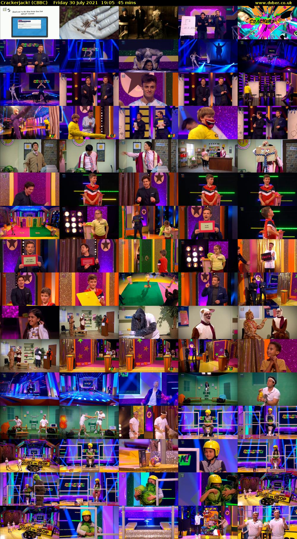 Crackerjack! (CBBC) Friday 30 July 2021 19:05 - 19:50