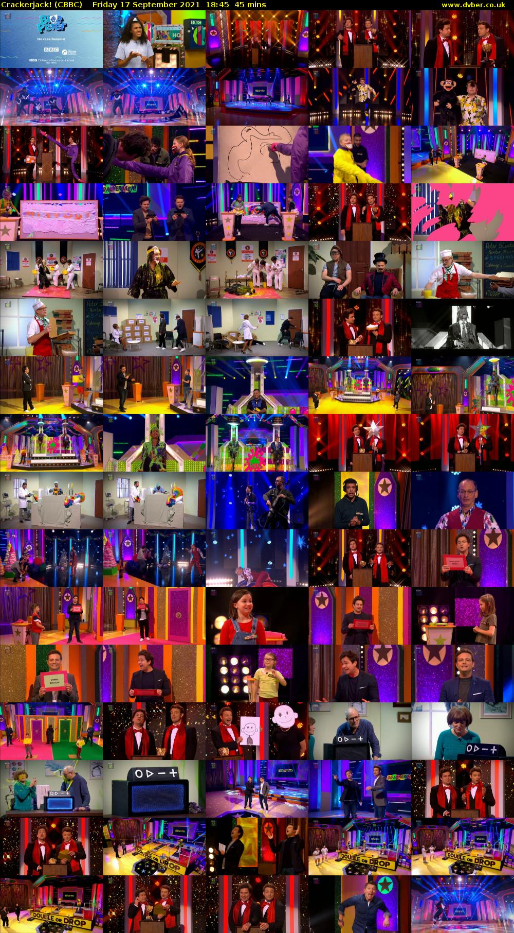 Crackerjack! (CBBC) Friday 17 September 2021 18:45 - 19:30