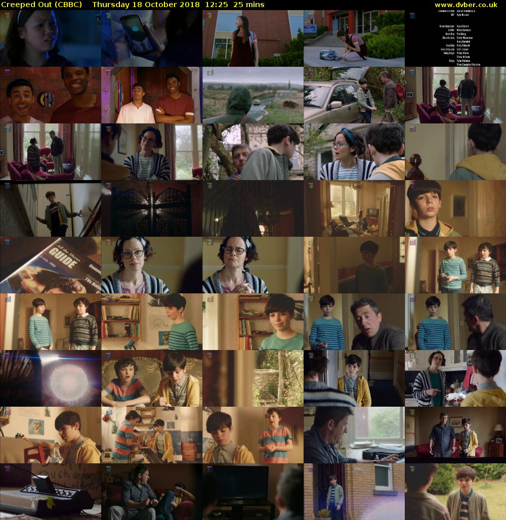 Creeped Out (CBBC) Thursday 18 October 2018 12:25 - 12:50