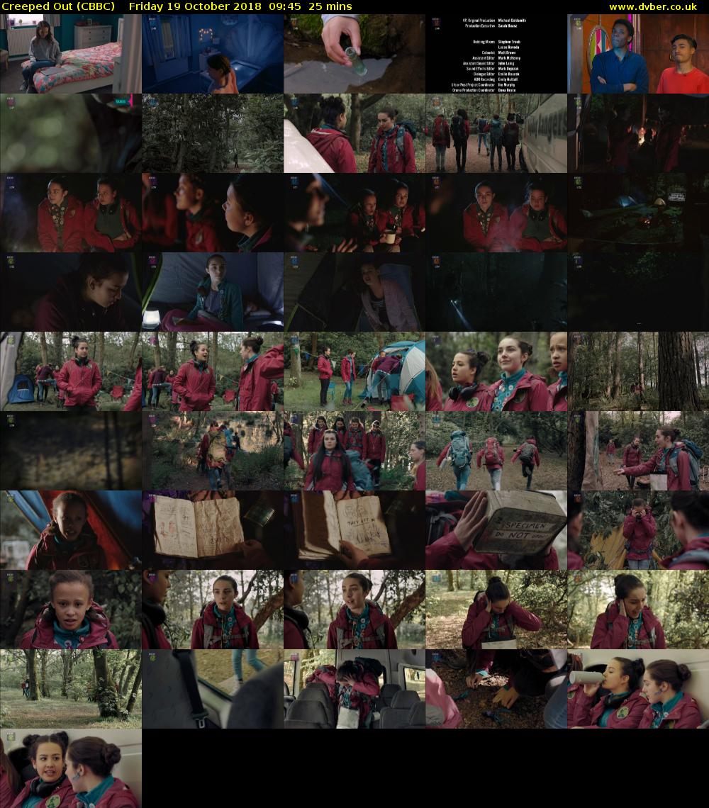 Creeped Out (CBBC) Friday 19 October 2018 09:45 - 10:10