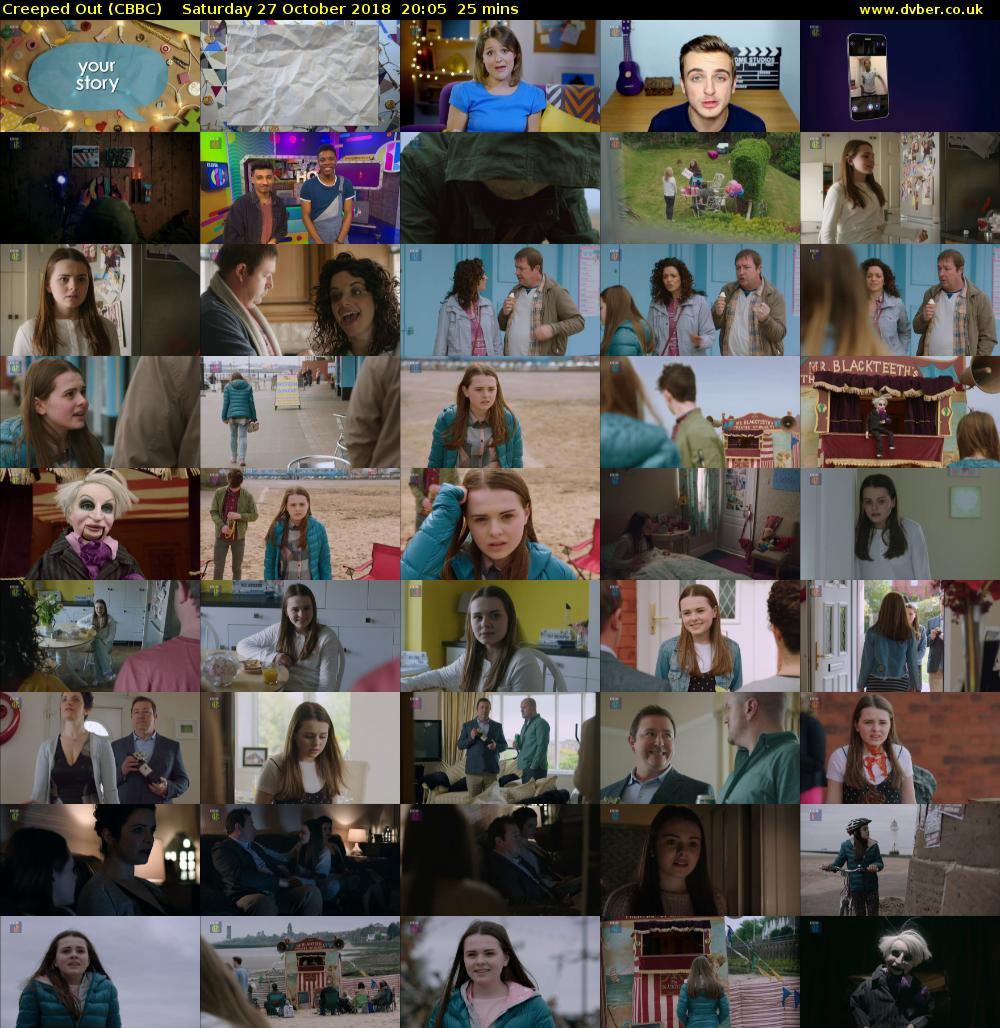 Creeped Out (CBBC) Saturday 27 October 2018 20:05 - 20:30