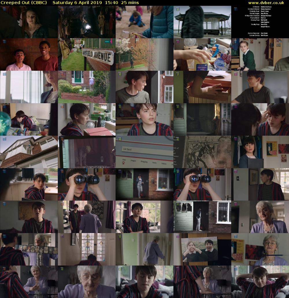 Creeped Out (CBBC) Saturday 6 April 2019 15:40 - 16:05