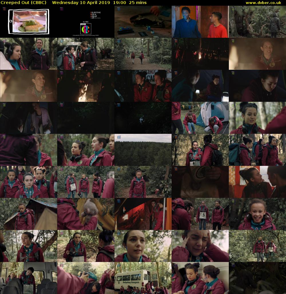 Creeped Out (CBBC) Wednesday 10 April 2019 19:00 - 19:25