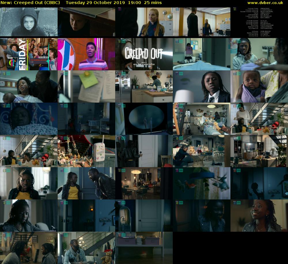 Creeped Out (CBBC) Tuesday 29 October 2019 19:00 - 19:25