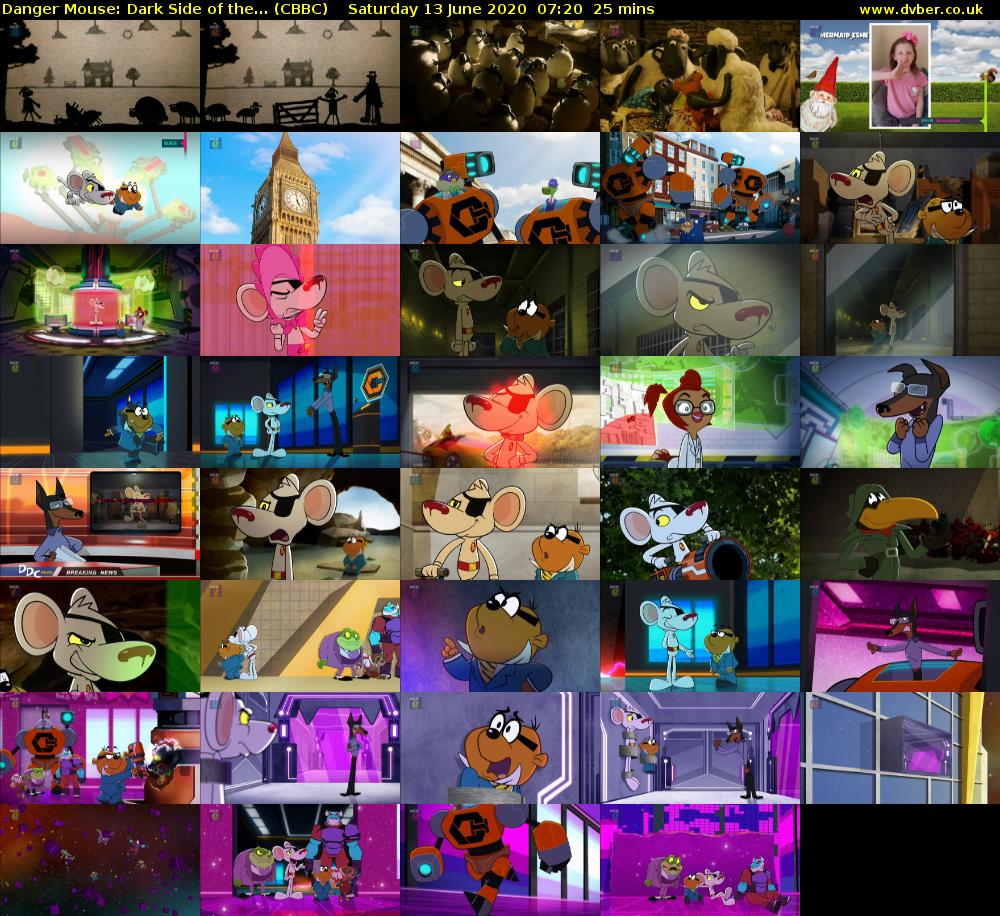 Danger Mouse: Dark Side of the... (CBBC) Saturday 13 June 2020 07:20 - 07:45