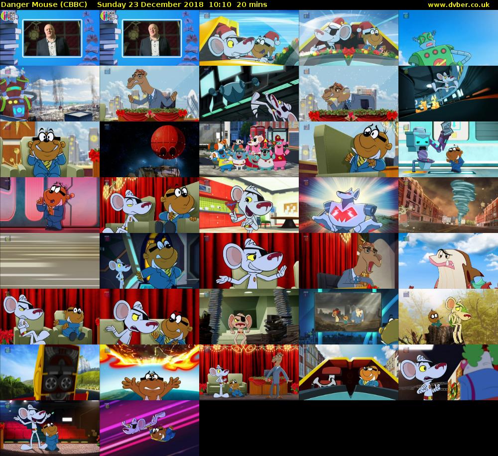 Danger Mouse (CBBC) Sunday 23 December 2018 10:10 - 10:30
