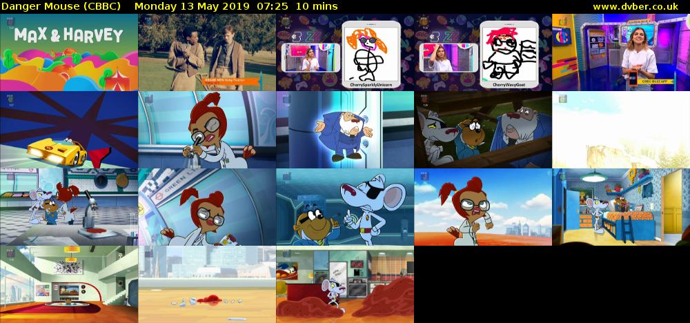 Danger Mouse (CBBC) Monday 13 May 2019 07:25 - 07:35