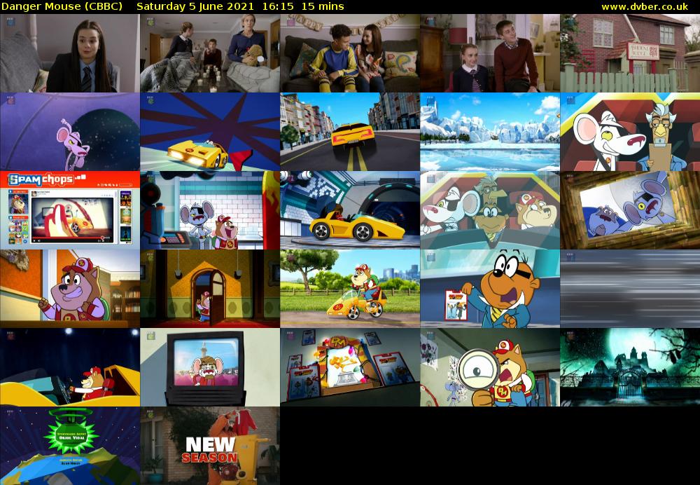 Danger Mouse (CBBC) Saturday 5 June 2021 16:15 - 16:30