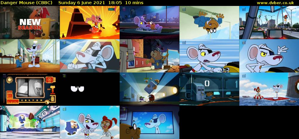 Danger Mouse (CBBC) Sunday 6 June 2021 18:05 - 18:15
