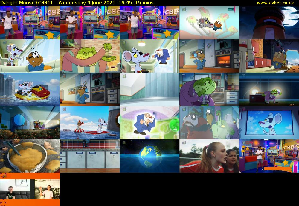 Danger Mouse (CBBC) Wednesday 9 June 2021 16:45 - 17:00