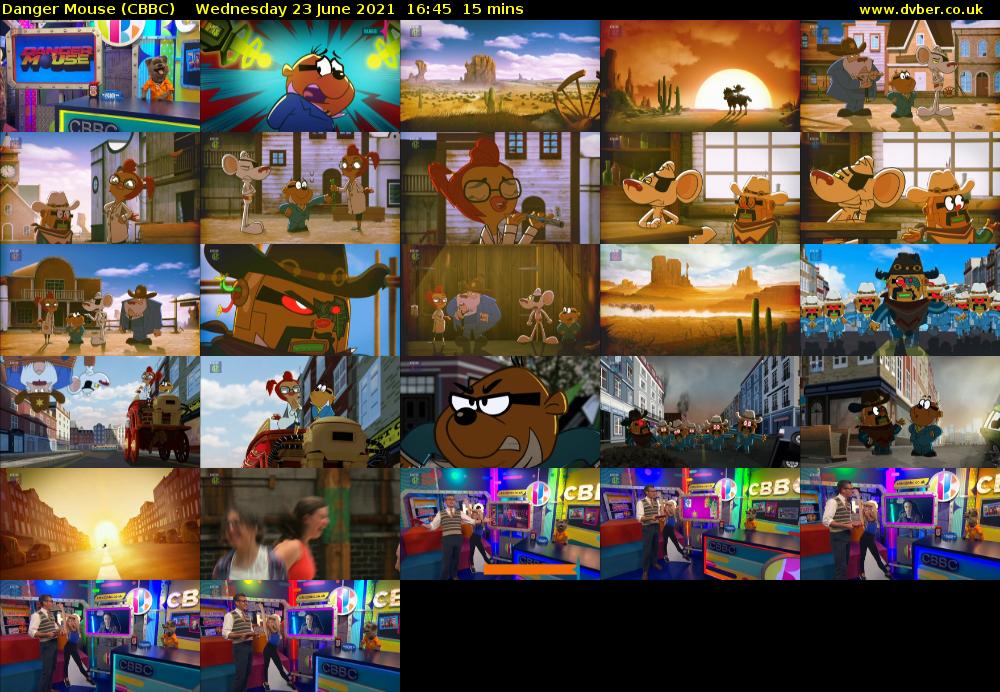 Danger Mouse (CBBC) Wednesday 23 June 2021 16:45 - 17:00