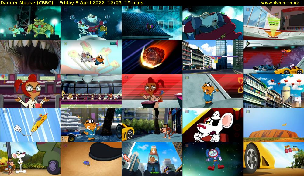 Danger Mouse (CBBC) Friday 8 April 2022 12:05 - 12:20