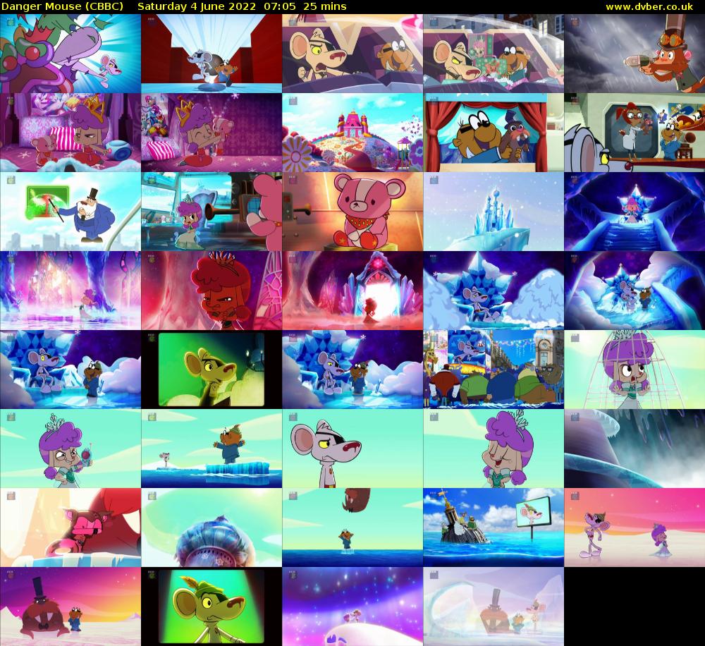 Danger Mouse (CBBC) Saturday 4 June 2022 07:05 - 07:30