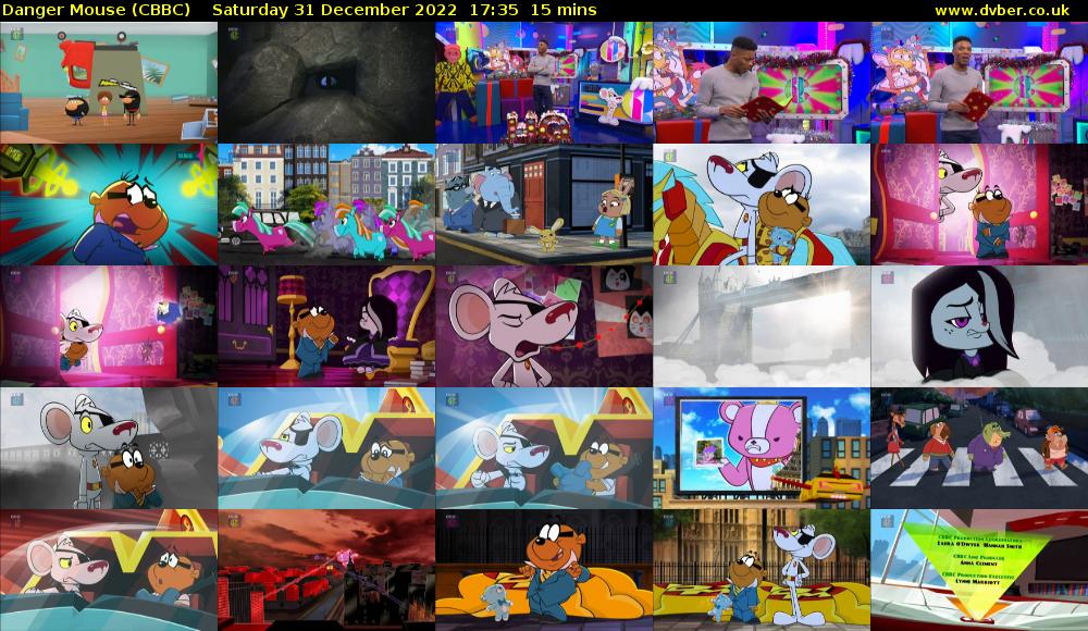 Danger Mouse (CBBC) Saturday 31 December 2022 17:35 - 17:50