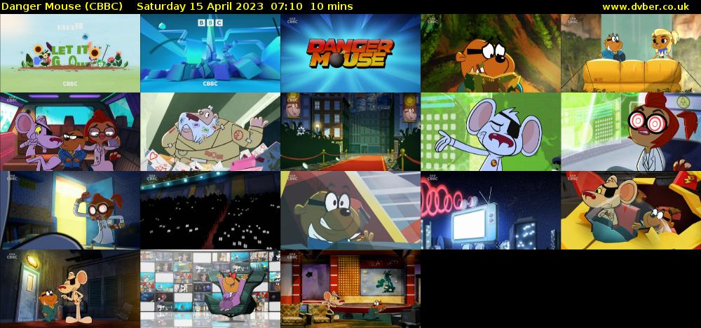 Danger Mouse (CBBC) Saturday 15 April 2023 07:10 - 07:20