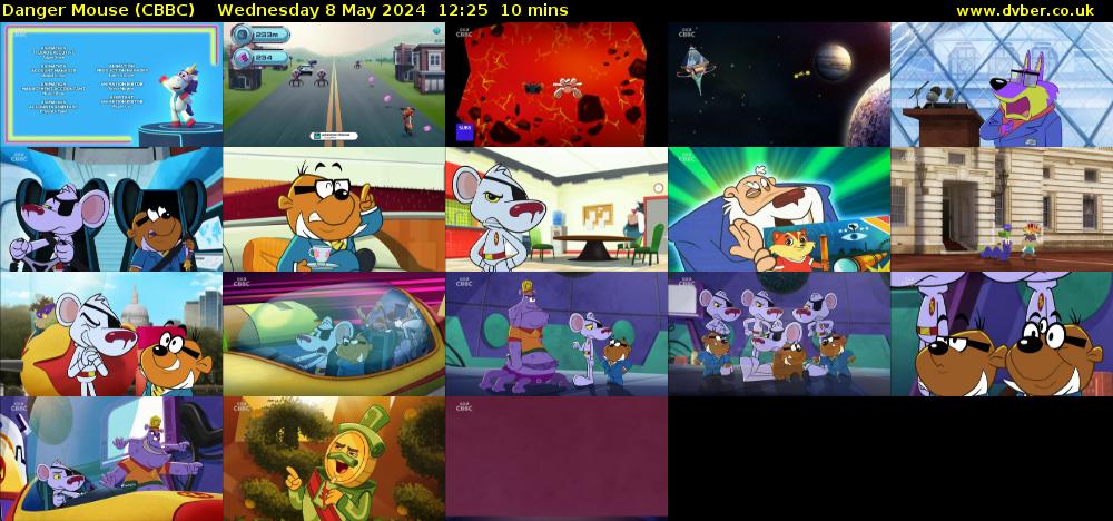 Danger Mouse (CBBC) Wednesday 8 May 2024 12:25 - 12:35