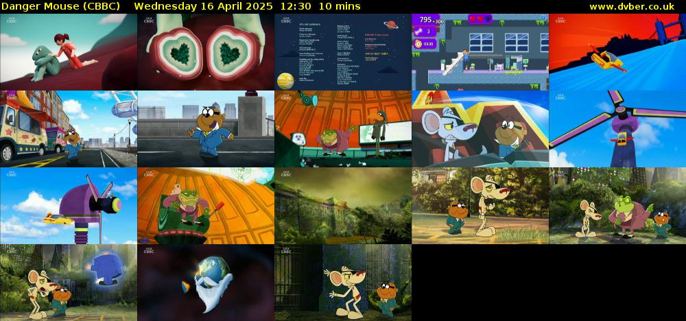 Danger Mouse (CBBC) Wednesday 16 April 2025 12:30 - 12:40