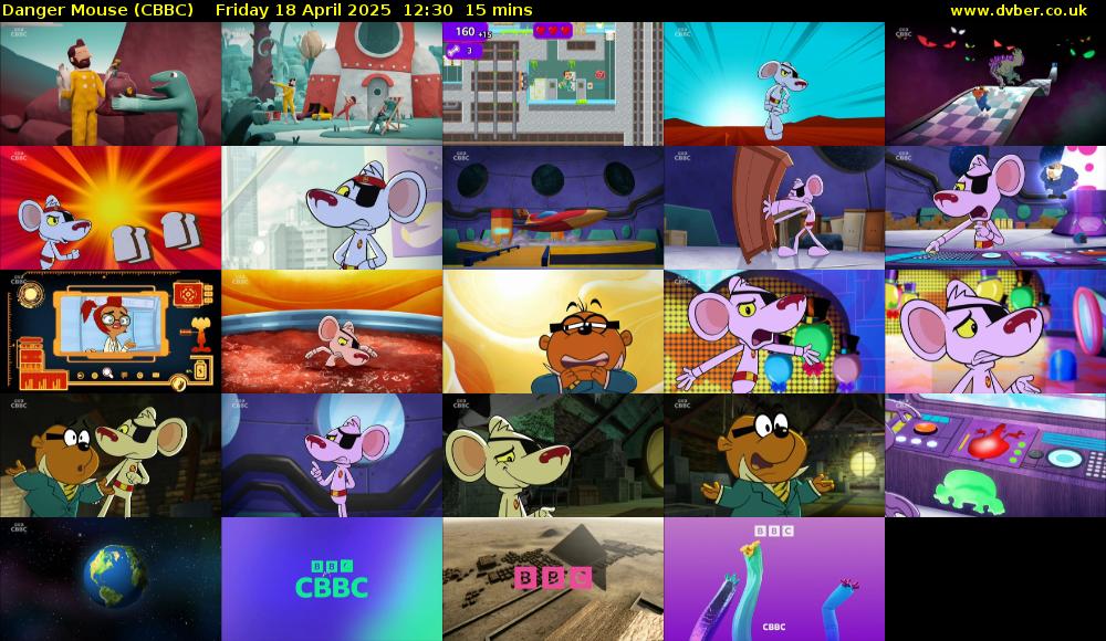Danger Mouse (CBBC) Friday 18 April 2025 12:30 - 12:45