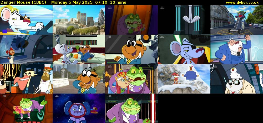 Danger Mouse (CBBC) Monday 5 May 2025 07:10 - 07:20