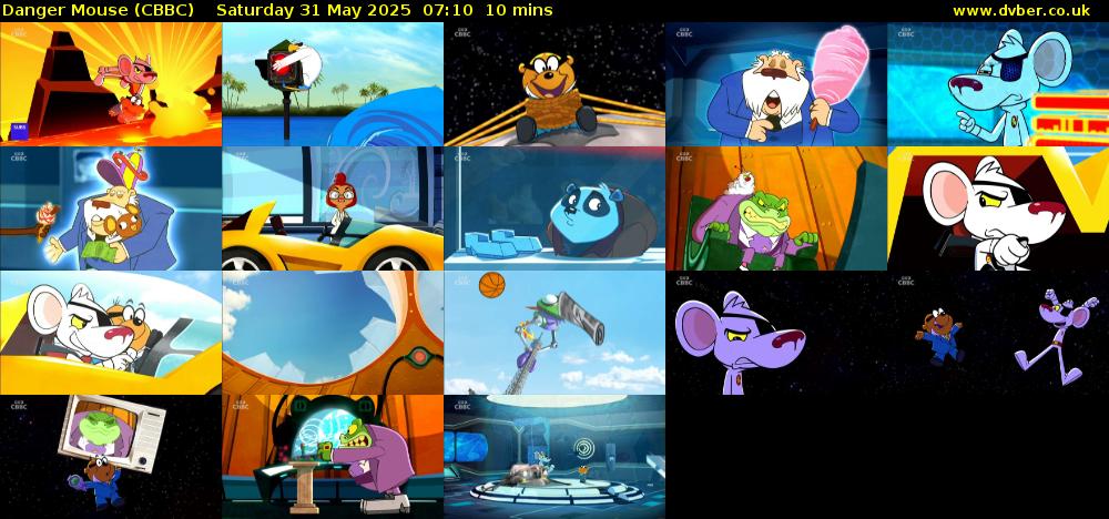 Danger Mouse (CBBC) Saturday 31 May 2025 07:10 - 07:20