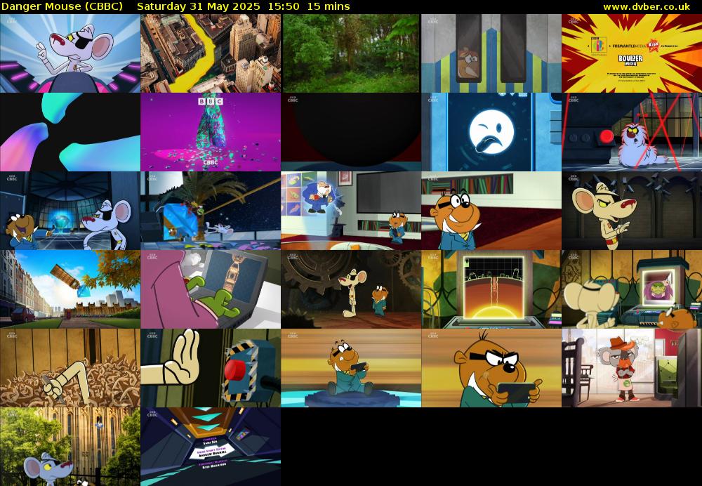 Danger Mouse (CBBC) Saturday 31 May 2025 15:50 - 16:05